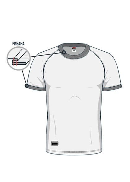 Мужская футбольная майка FUT-A03-1-SUBL